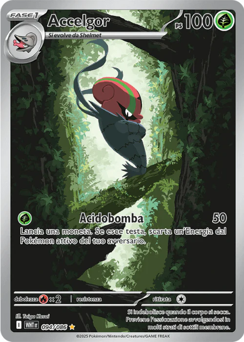 Pokémon Accelgor 094/086 Fuoco Bianco ITA - immagine 2