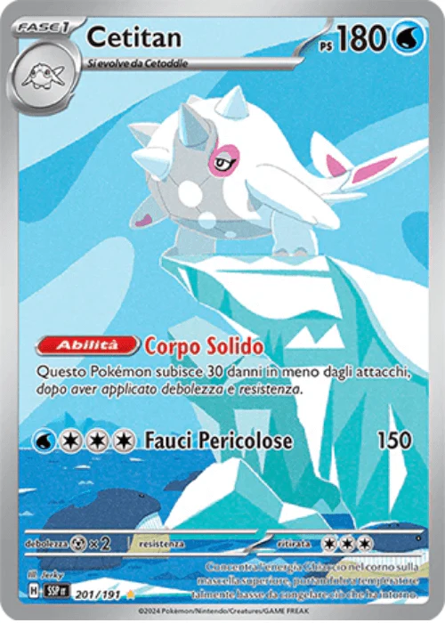 Pokémon Cetitan 201/191 Scintille Folgoranti ITA
