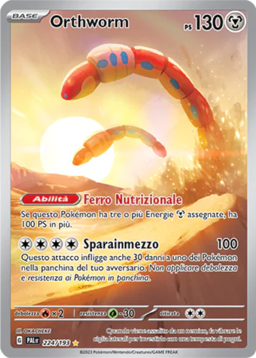 Pokémon Orthworm 224/193 Evoluzioni a Paldea ITA - immagine 2